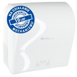 Podajnik ręczników MERIDA SOLID za 100 zł netto przy zakupie 2 kartonów ręczników MERIDA CLASSIC AUTOMATIC RAB301