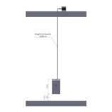 Bezdotykowy automatyczny dozownik mydła w pianie, MERIDA STELLA WHITE LINE AUTOMATIC na jednorazowe wkłady 1000 g, biały