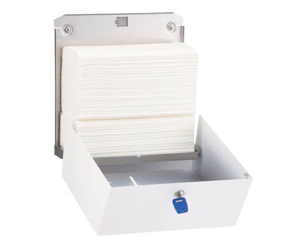 Pojemnik na ręczniki składane MERIDA STELLA WHITE LINE MAXI, biały Pojemnik na ręczniki składane MERIDA STELLA WHITE LINE MAXI, biały