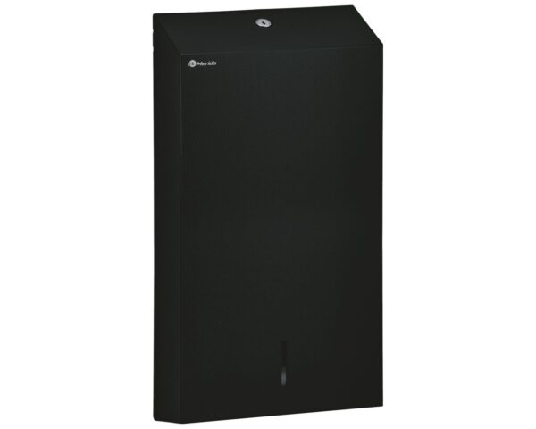 Pojemnik na ręczniki składane MERIDA STELLA SLIM BLACK LINE MEGA, czarny Pojemnik na ręczniki składane MERIDA STELLA SLIM BLACK LINE MEGA, czarny