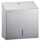 Pojemnik na ręczniki składane MERIDA STELLA Anti-FingerPrint MAXI stal matowa z powłoką AFP