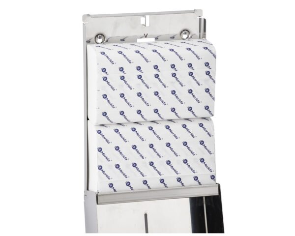 Pojemnik na ręczniki składane MERIDA STELLA SLIM MAXI, stal polerowana Pojemnik na ręczniki składane MERIDA STELLA SLIM MAXI, stal polerowana