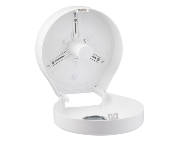 Pojemnik na papier toaletowy MERIDA ONE, tworzywo ABS, biały Pojemnik na papier toaletowy MERIDA ONE, tworzywo ABS, biały