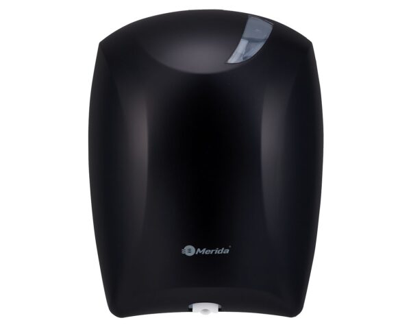 Pojemnik na papier toaletowy lub ręczniki w roli w systemie listkowym CENTER PULL, tworzywo ABS, czarny Pojemnik na papier toaletowy lub ręczniki w roli w systemie listkowym CENTER PULL, tworzywo ABS, czarny