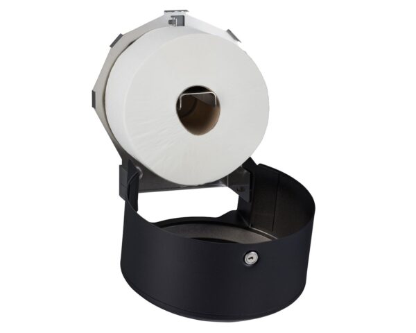 Pojemnik na papier toaletowy MERIDA STELLA BLACK LINE MINI, średnica papieru do 19 cm, czarny Pojemnik na papier toaletowy MERIDA STELLA BLACK LINE MINI, średnica papieru do 19 cm, czarny