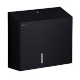 Pojemnik na papier toaletowy MERIDA STELLA BLACK LINE MAXI, średnica papieru do 23 cm, czarny