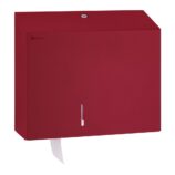 Pojemnik na papier toaletowy MERIDA STELLA RED LINE MAXI, średnica papieru do 23 cm, czerwony