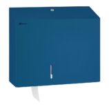 Pojemnik na papier toaletowy MERIDA STELLA BLUE LINE MAXI, średnica papieru do 23 cm, niebieski