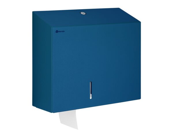 Pojemnik na papier toaletowy MERIDA STELLA BLUE LINE MAXI, średnica papieru do 23 cm, niebieski Pojemnik na papier toaletowy MERIDA STELLA BLUE LINE MAXI, średnica papieru do 23 cm, niebieski