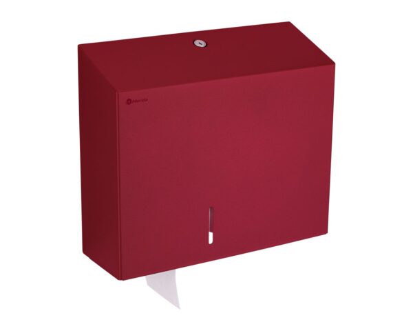 Pojemnik na papier toaletowy MERIDA STELLA RED LINE MAXI, średnica papieru do 23 cm, czerwony Pojemnik na papier toaletowy MERIDA STELLA RED LINE MAXI, średnica papieru do 23 cm, czerwony