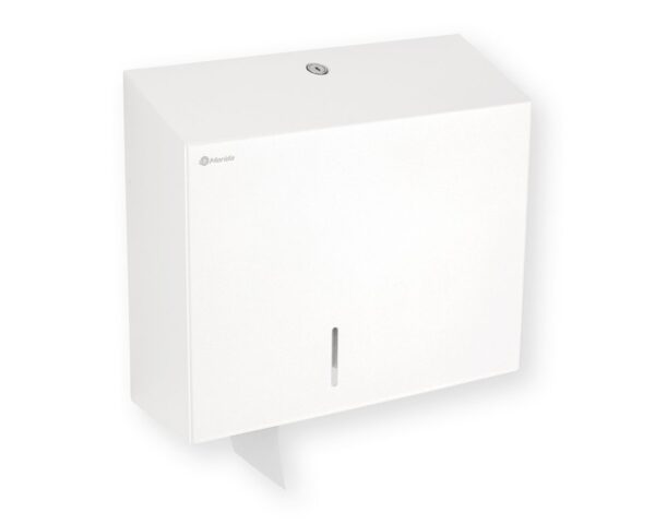 Pojemnik na papier toaletowy MERIDA STELLA WHITE LINE MAXI, średnica papieru do 23 cm, biały Pojemnik na papier toaletowy MERIDA STELLA WHITE LINE MAXI, średnica papieru do 23 cm, biały