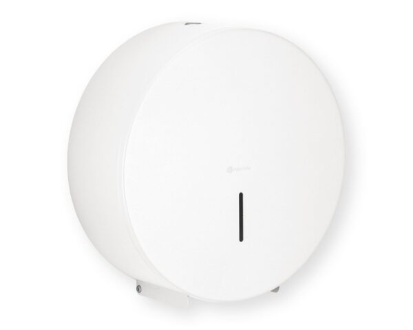 Pojemnik na papier toaletowy MERIDA STELLA WHITE LINE MAXI, średnica papieru do 23 cm, biały Pojemnik na papier toaletowy MERIDA STELLA WHITE LINE MAXI, średnica papieru do 23 cm, biały