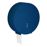 Pojemnik na papier toaletowy MERIDA STELLA BLUE LINE MAXI, średnica papieru do 23 cm, niebieski