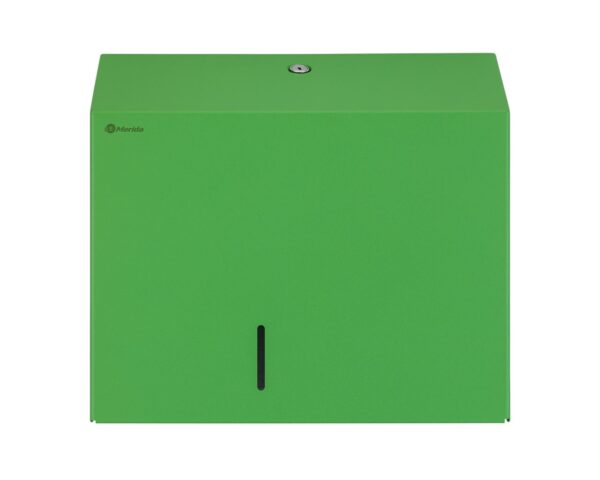 Pojemnik na papier toaletowy MERIDA STELLA DUO GREEN LINE z uchwytem na resztkę rolki papieru, średnica papieru do 20 cm, zielony Pojemnik na papier toaletowy MERIDA STELLA DUO GREEN LINE z uchwytem na resztkę rolki papieru, średnica papieru do 20 cm, zielony