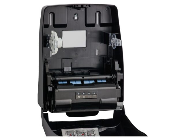 Automatyczny bezdotykowy podajnik ręczników papierowych w roli MERIDA ONE AUTOMATIC MAXI, tworzywo ABS, czarny Automatyczny bezdotykowy podajnik ręczników papierowych w roli MERIDA ONE AUTOMATIC MAXI, tworzywo ABS, czarny