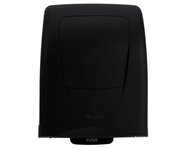 Bezdotykowy automatyczny podajnik ręczników papierowych w roli MERIDA AMADEUS SILKY BLACK Bezdotykowy automatyczny podajnik ręczników papierowych w roli MERIDA AMADEUS SILKY BLACK