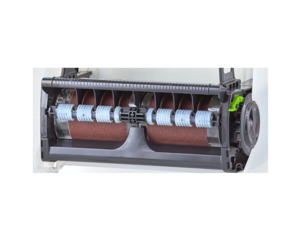 Mechaniczny podajnik ręczników papierowych w rolach MERIDA SOLID CUT AUTOMATIC MAXI, tworzywo ABS, front pełen biały - mat, tył transparentny jasny - mat Mechaniczny podajnik ręczników papierowych w rolach MERIDA SOLID CUT AUTOMATIC MAXI, tworzywo ABS, front pełen biały - mat, tył transparentny jasny - mat