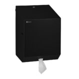 Pojemnik na ręczniki papierowe w rolach MERIDA STELLA BLACK LINE MAXI, czarny