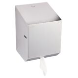 Pojemnik na ręczniki papierowe w rolach MERIDA STELLA MAXI, stal matowa