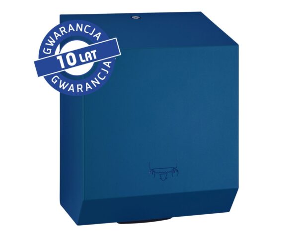 Mechaniczny podajnik ręczników papierowych w rolach MERIDA STELLA BLUE LINE, niebieski