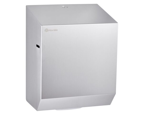 Mechaniczny podajnik ręczników papierowych w rolach MERIDA STELLA AUTOMATIC MAXI, stal polerowana Mechaniczny podajnik ręczników papierowych w rolach MERIDA STELLA AUTOMATIC MAXI, stal polerowana