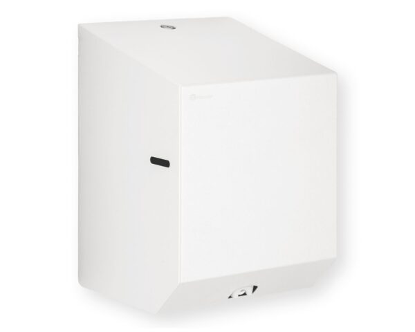 Pojemnik na ręczniki papierowe w rolach MERIDA STELLA WHITE LINE MAXI, biały Pojemnik na ręczniki papierowe w rolach MERIDA STELLA WHITE LINE MAXI, biały