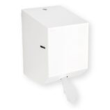 Pojemnik na ręczniki papierowe w rolach MERIDA STELLA WHITE LINE MAXI, biały