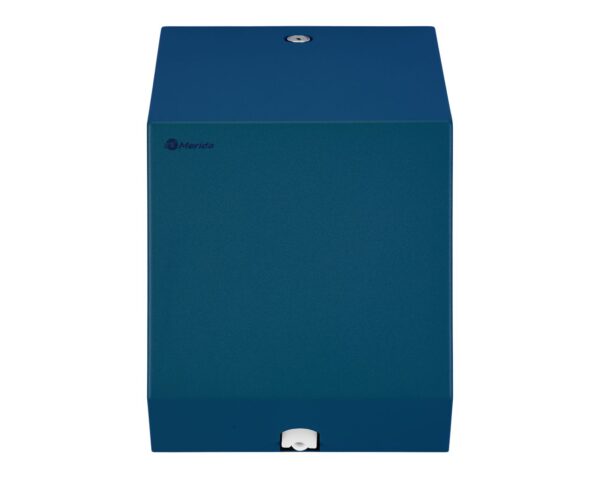 Pojemnik na ręczniki papierowe w rolach lub papier toaletowy w systemie listkowym MERIDA STELLA BLUE LINE MINI, niebieski Pojemnik na ręczniki papierowe w rolach lub papier toaletowy w systemie listkowym MERIDA STELLA BLUE LINE MINI, niebieski