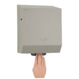 Mechaniczny podajnik ręczników papierowych w rolach MERIDA STELLA STONE GREY LINE, szary kamienny