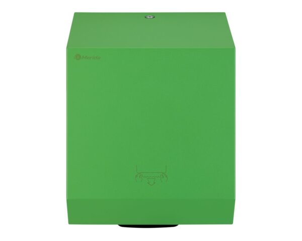 Mechaniczny podajnik ręczników papierowych w rolach MERIDA STELLA GREEN LINE, zielony Mechaniczny podajnik ręczników papierowych w rolach MERIDA STELLA GREEN LINE, zielony