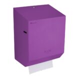Mechaniczny podajnik ręczników papierowych w rolach MERIDA STELLA VIOLET LINE, fioletowy