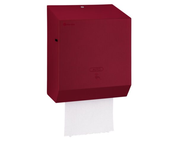 Automatyczny bezdotykowy podajnik ręczników papierowych w rolach MERIDA STELLA RED LINE AUTOMATIC MAXI, czerwony Automatyczny bezdotykowy podajnik ręczników papierowych w rolach MERIDA STELLA RED LINE AUTOMATIC MAXI, czerwony