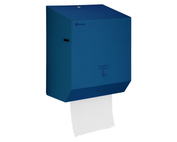 Automatyczny bezdotykowy podajnik ręczników papierowych w rolach MERIDA STELLA BLUE LINE AUTOMATIC MAXI, niebieski Automatyczny bezdotykowy podajnik ręczników papierowych w rolach MERIDA STELLA BLUE LINE AUTOMATIC MAXI, niebieski