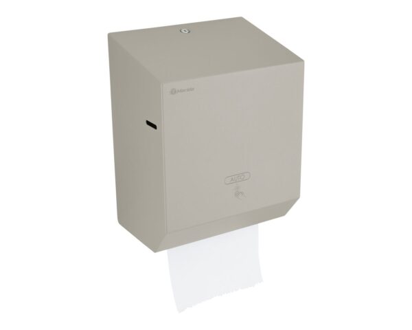 Automatyczny bezdotykowy podajnik ręczników papierowych w rolach MERIDA STELLA STONE GREY LINE AUTOMATIC MAXI, szary kamienny Automatyczny bezdotykowy podajnik ręczników papierowych w rolach MERIDA STELLA STONE GREY LINE AUTOMATIC MAXI, szary kamienny