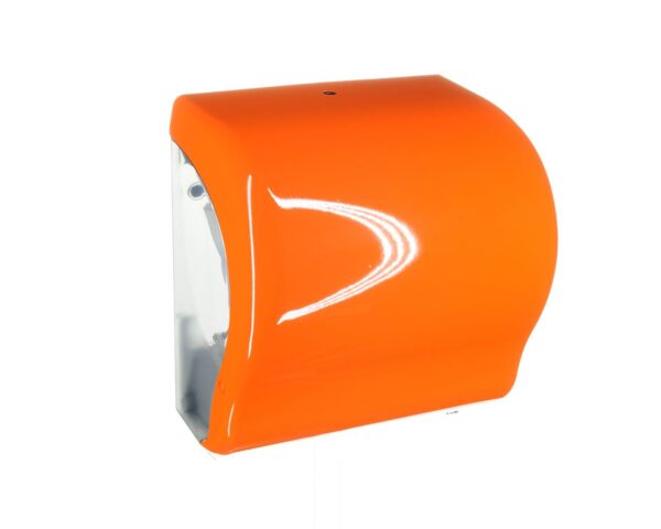 Mechaniczny podajnik ręczników w rolach MERIDA UNIQUE LUX CUT ORANGE SPARK LINE