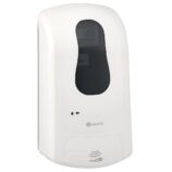 Bezdotykowy automatyczny dozownik mydła w pianie MERIDA ONE, na jednorazowe wkłady 1000 g, tworzywo ABS, biały