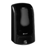 Bezdotykowy automatyczny dozownik mydła w pianie MERIDA ONE na jednorazowe wkłady 1000 g, tworzywo ABS, czarny