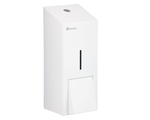 Dozownik mydła w pianie MERIDA STELLA WHITE LINE MAXI na jednorazowe wkłady 700 g, biały Dozownik mydła w pianie MERIDA STELLA WHITE LINE MAXI na jednorazowe wkłady 700 g, biały