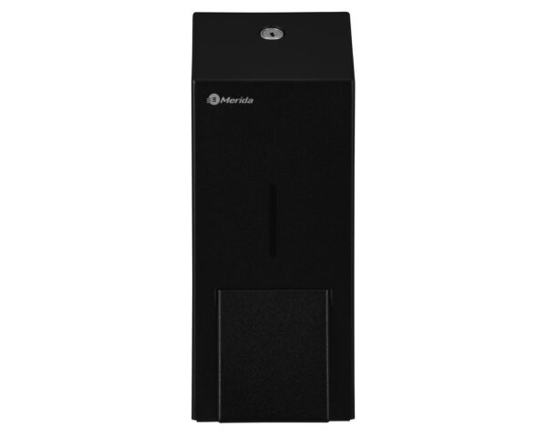 Dozownik mydła w płynie MERIDA STELLA BLACK LINE MAXI, pojemność zbiornika 800 ml, czarny Dozownik mydła w płynie MERIDA STELLA BLACK LINE MAXI, pojemność zbiornika 800 ml, czarny