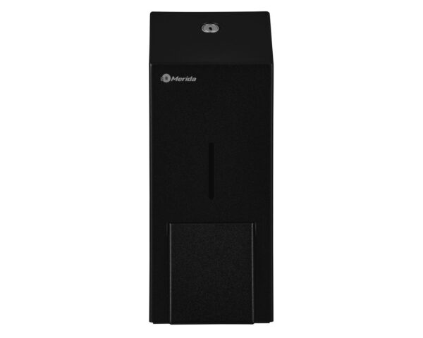 Dozownik mydła w płynie MERIDA STELLA BLACK LINE MAXI, pojemność zbiornika 800 ml, czarny Dozownik mydła w płynie MERIDA STELLA BLACK LINE MAXI, pojemność zbiornika 800 ml, czarny