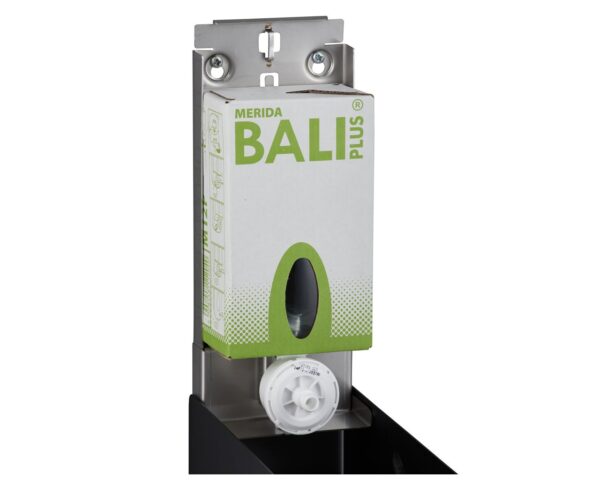 Dozownik mydła w pianie MERIDA STELLA BLACK LINE MAXI na jednorazowe wkłady 700 g, czarny Dozownik mydła w pianie MERIDA STELLA BLACK LINE MAXI na jednorazowe wkłady 700 g, czarny