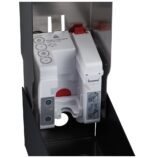 Bezdotykowy automatyczny dozownik mydła w pianie MERIDA STELLA AUTOMATIC SLIM BLACK LINE na jednorazowe wkłady 800 ml, czarny