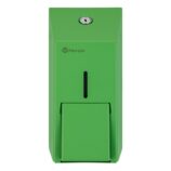 Dozownik mydła w płynie MERIDA STELLA GREEN LINE MINI, pojemność zbiornika 400 ml, zielony