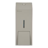 Dozownik mydła w płynie MERIDA STELLA STONE GREY LINE MAXI, pojemność zbiornika 800 ml, szary kamienny