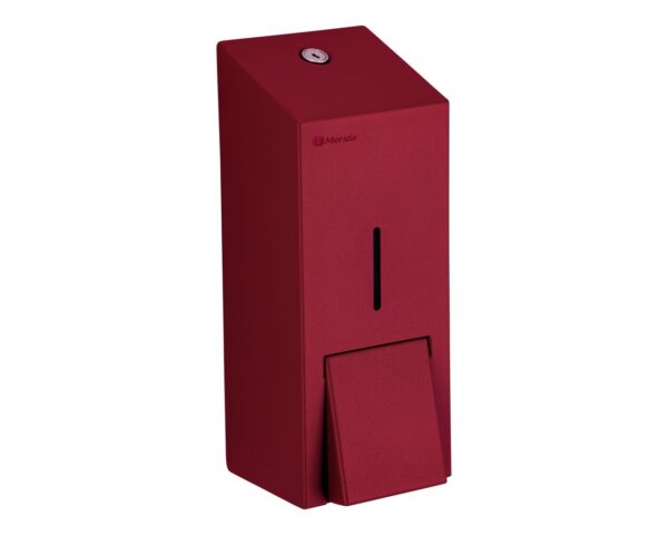 Dozownik mydła w płynie MERIDA STELLA RED LINE MAXI, pojemność zbiornika 800 ml, czerwony Dozownik mydła w płynie MERIDA STELLA RED LINE MAXI, pojemność zbiornika 800 ml, czerwony