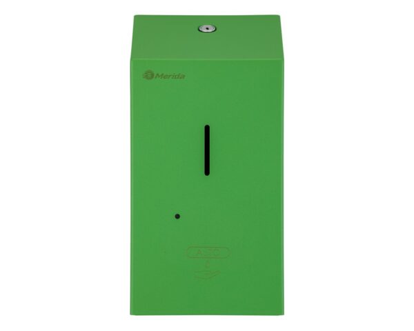 Bezdotykowy automatyczny dozownik mydła w pianie MERIDA STELLA AUTOMATIC GREEN LINE na jednorazowe wkłady 1000 g, zielony Bezdotykowy automatyczny dozownik mydła w pianie MERIDA STELLA AUTOMATIC GREEN LINE na jednorazowe wkłady 1000 g, zielony