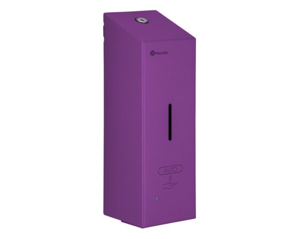 Bezdotykowy automatyczny dozownik mydła w pianie MERIDA STELLA AUTOMATIC SLIM VIOLET LINE na jednorazowe wkłady 800 ml, fioletowy Bezdotykowy automatyczny dozownik mydła w pianie MERIDA STELLA AUTOMATIC SLIM VIOLET LINE na jednorazowe wkłady 800 ml, fioletowy