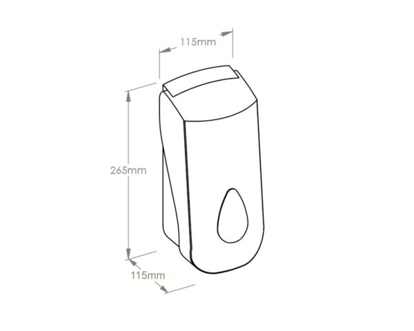 Dozownik mydła w pianie MERIDA UNIQUE CHARMING LINE Dozownik mydła w pianie MERIDA UNIQUE CHARMING LINE