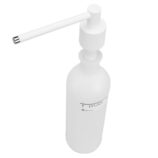 Dozownik mydła w płynie blatowy WALEC, pojemność zbiornika 1000 ml, biały