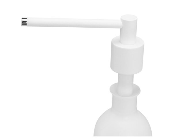 Dozownik mydła w płynie blatowy WALEC, pojemność zbiornika 1000 ml, biały Dozownik mydła w płynie blatowy WALEC, pojemność zbiornika 1000 ml, biały